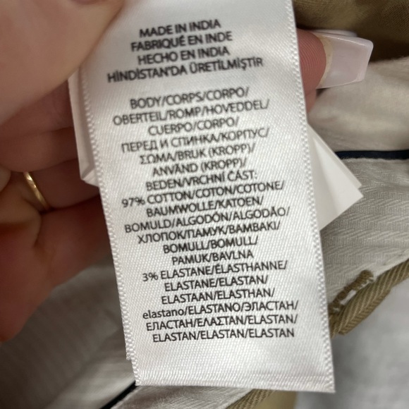 NWT Polo Ralph Lauren Stretch Slim Fit Chino Pants - Picture 5 of 5